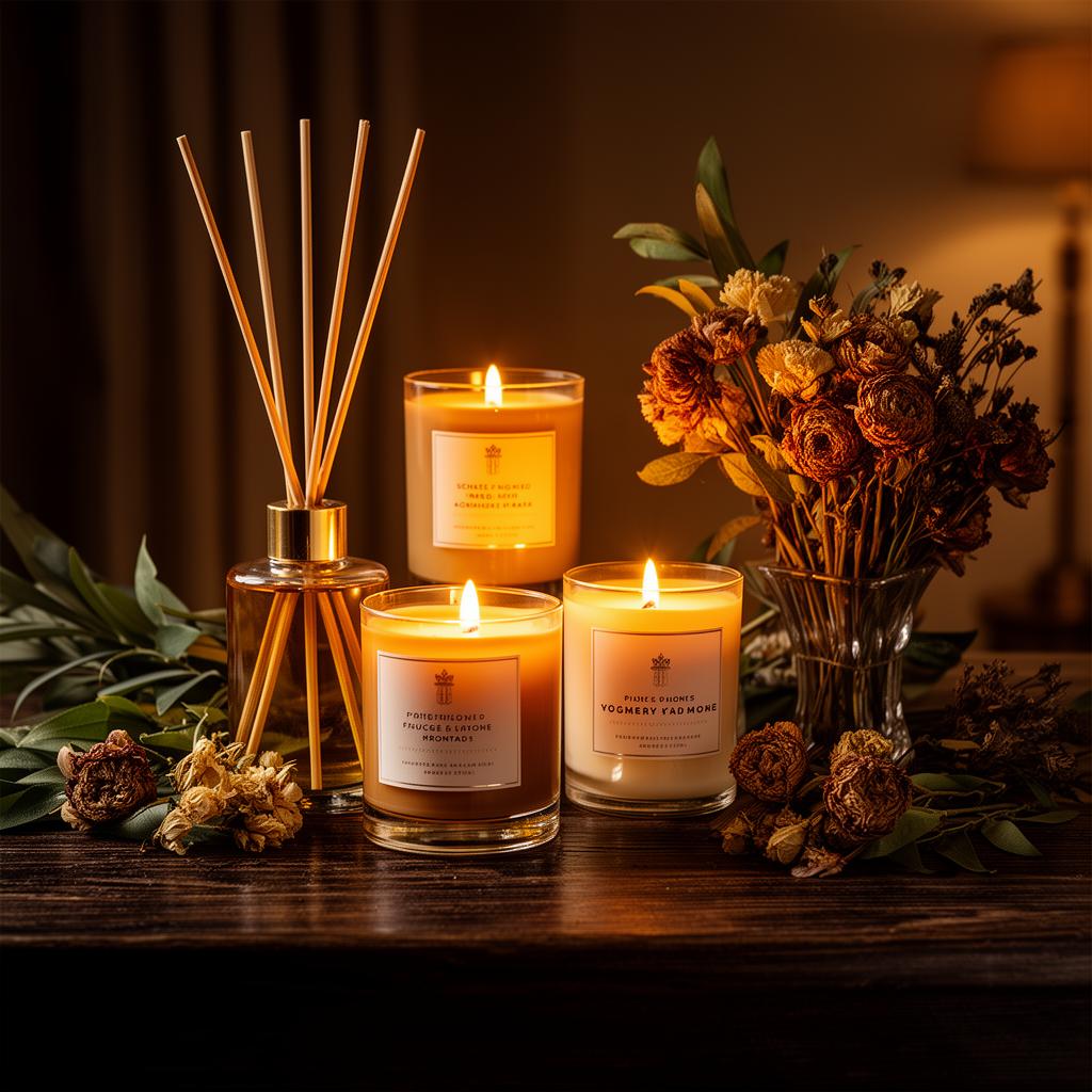 Juno Shea scented candles and diffusers